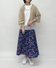 ZMKHT53089 al'aise modulation(アレーズモジュレーション) 【日本製】メッシュヘムTシャツ ホワイト