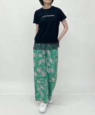 ZMKHT53089 al'aise modulation(アレーズモジュレーション) 【日本製】メッシュヘムTシャツ ブラック