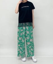 ZMKHT53089 al'aise modulation(アレーズモジュレーション) 【日本製】メッシュヘムTシャツ ブラック