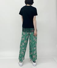 ZMKHT53089 al'aise modulation(アレーズモジュレーション) 【日本製】メッシュヘムTシャツ ブラック