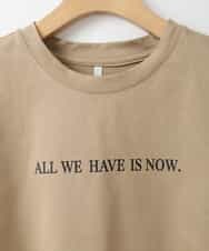 ZMKHT53089 al'aise modulation(アレーズモジュレーション) 【日本製】メッシュヘムTシャツ ベージュ