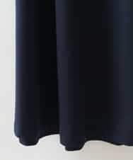 ZMKHW34059 al'aise modulation(アレーズモジュレーション) フレアロゴTシャツ ネイビー