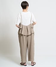 ZMKHW36090 al'aise modulation(アレーズモジュレーション) パールポイントTシャツ ホワイト