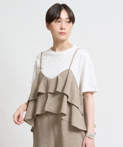 ZMKHW36090  パールポイントTシャツ