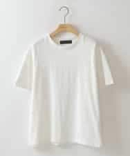 ZMKHW36090 al'aise modulation(アレーズモジュレーション) パールポイントTシャツ ホワイト