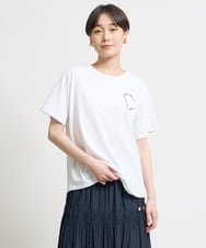 ZMKHW55080 al'aise modulation(アレーズモジュレーション) ハートロゴ刺繍Tシャツ ブラック