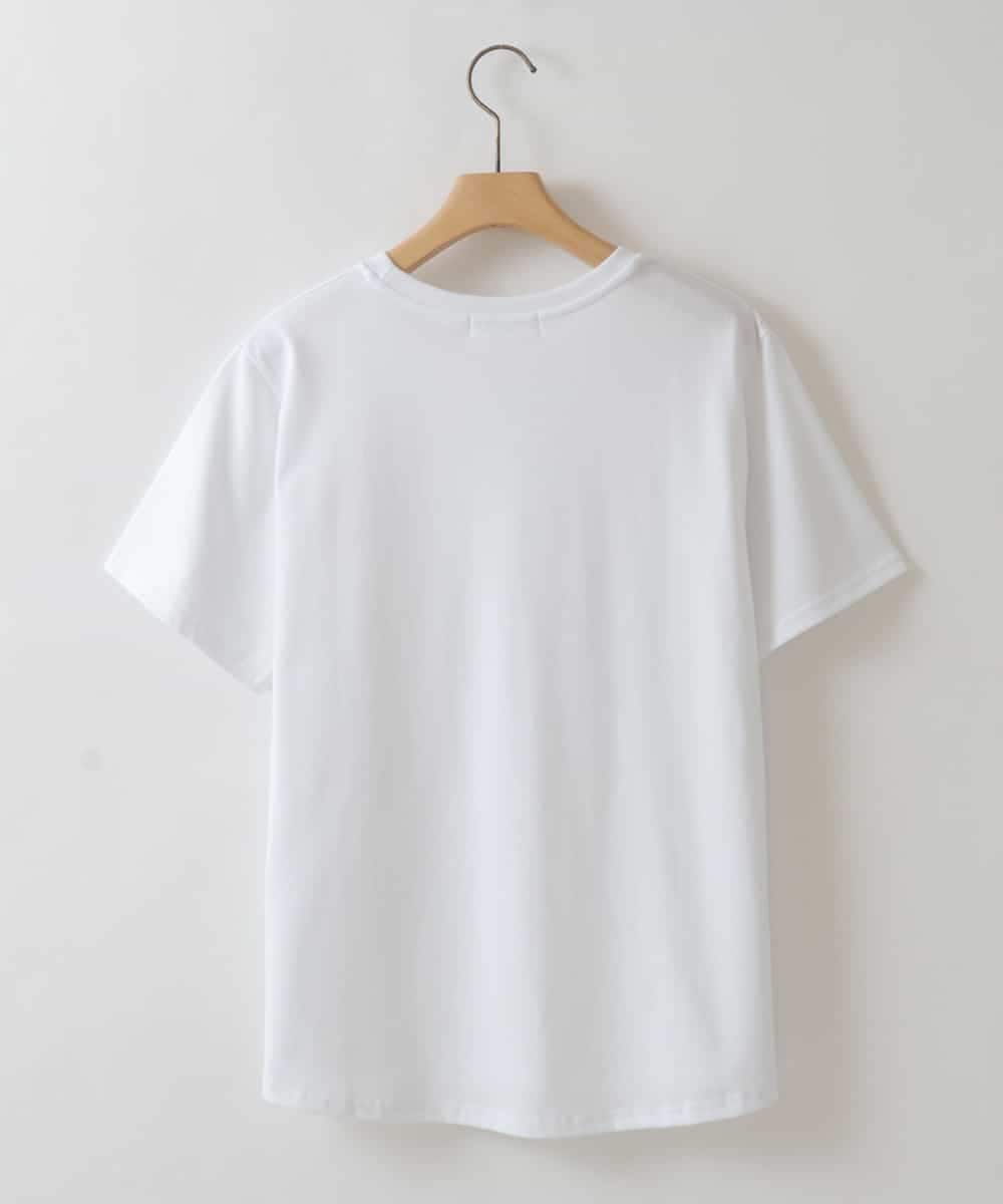 ZMKHW55080 al'aise modulation(アレーズモジュレーション) ハートロゴ刺繍Tシャツ レッド