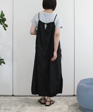 ZMKIB68089 al'aise modulation(アレーズモジュレーション) サイドギャザーロゴプリントカットソー ライトブルー