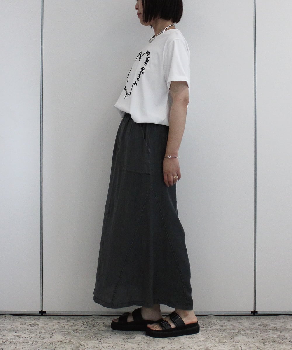 ZMKIB75090 al'aise modulation(アレーズモジュレーション) ハートロゴデザインTシャツ ホワイト