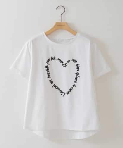 ZMKIB75090 al'aise modulation ハートロゴデザインTシャツ