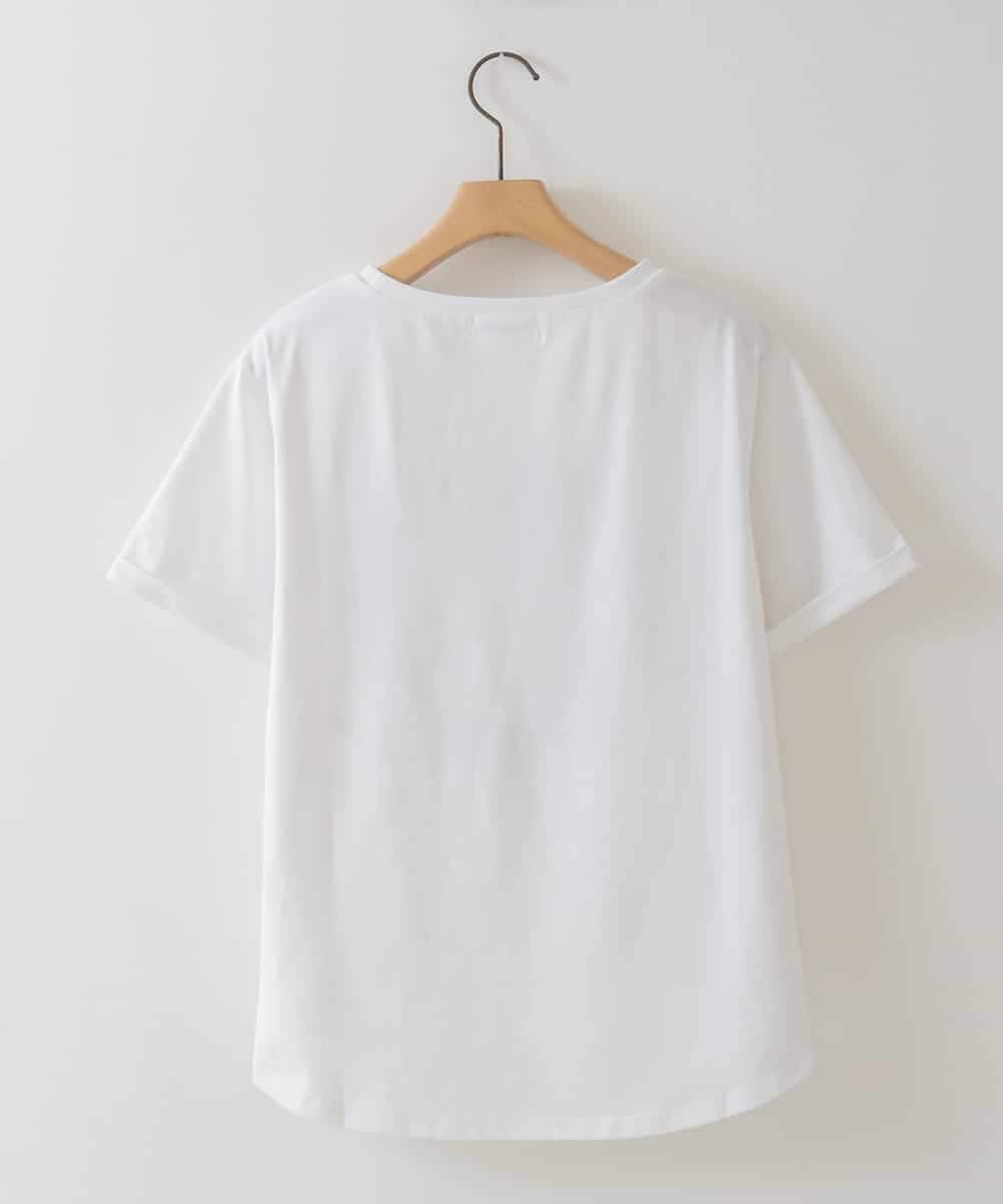 ZMKIB75090 al'aise modulation(アレーズモジュレーション) ハートロゴデザインTシャツ ホワイト