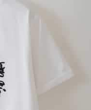 ZMKIB75090 al'aise modulation(アレーズモジュレーション) ハートロゴデザインTシャツ ホワイト