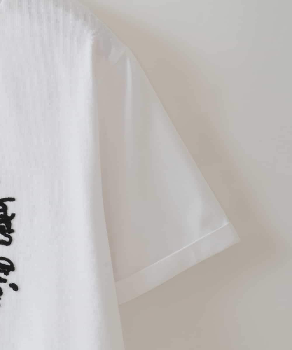 ZMKIB75090 al'aise modulation(アレーズモジュレーション) ハートロゴデザインTシャツ ホワイト