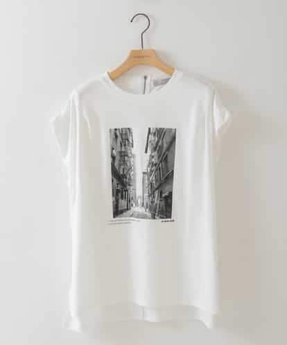 ZMKIB79069 al'aise modulation フォトプリントデザイン Tシャツ