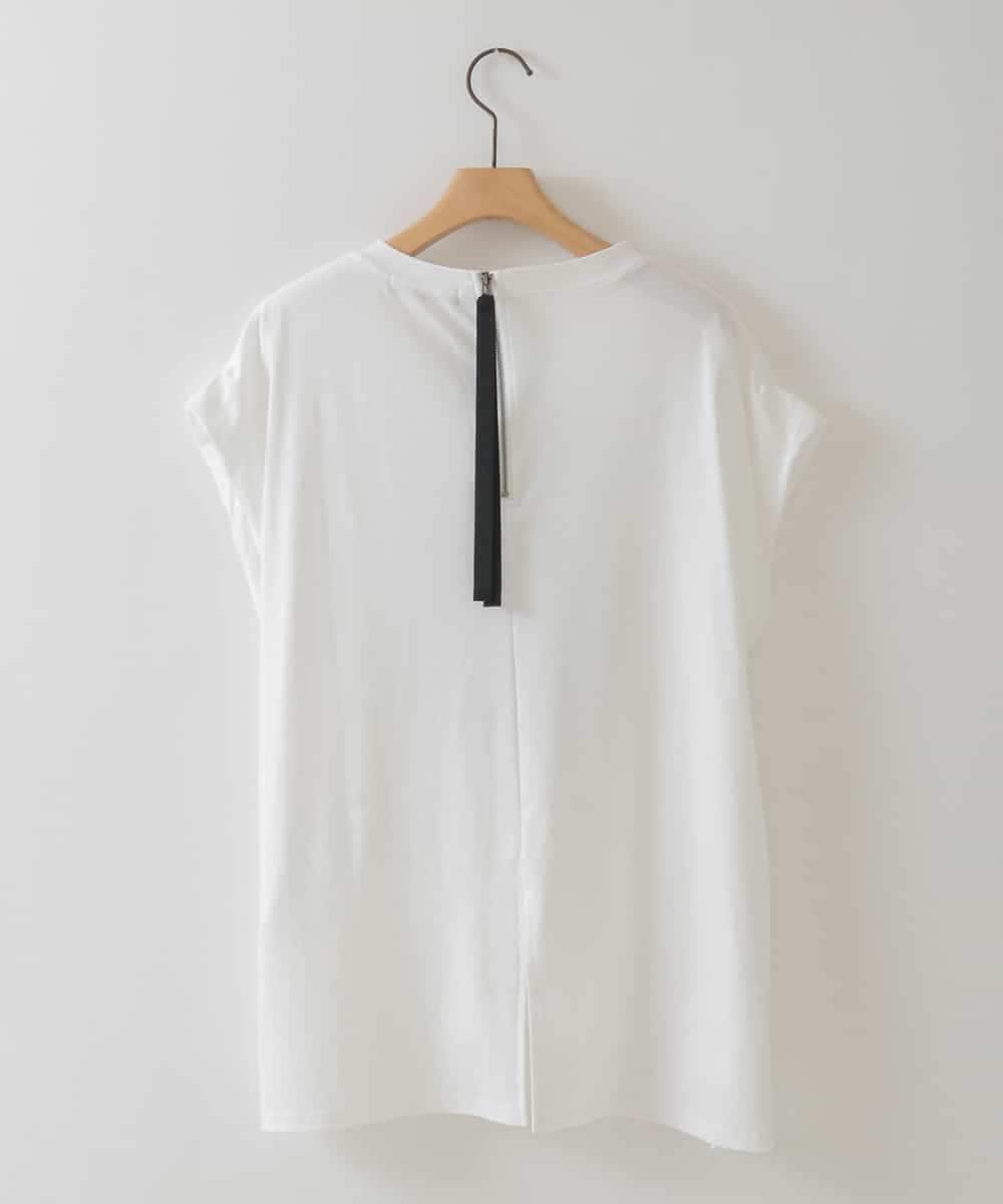 ZMKIB79069 al'aise modulation(アレーズモジュレーション) フォトプリントデザイン Tシャツ ホワイト