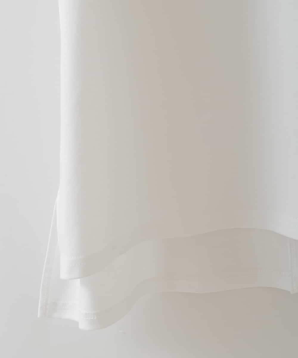 ZMKIB79069 al'aise modulation(アレーズモジュレーション) フォトプリントデザイン Tシャツ ホワイト