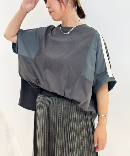 ZMKIB80075  ラインデザインカットソー