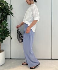 ZMKIB81069 al'aise modulation(アレーズモジュレーション) シアーネックラグランカットソー ホワイト