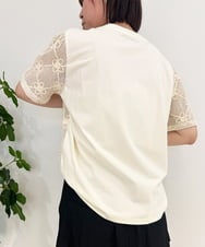 ZMKIB83110 al'aise modulation(アレーズモジュレーション) メッシュドッキングカットソー ベージュ