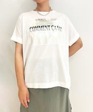 ZMKIB84090 al'aise modulation(アレーズモジュレーション) 【接触冷感】コラージュデザインTシャツ ホワイト