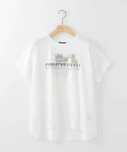 ZMKIB84090 al'aise modulation 【接触冷感】コラージュデザインTシャツ