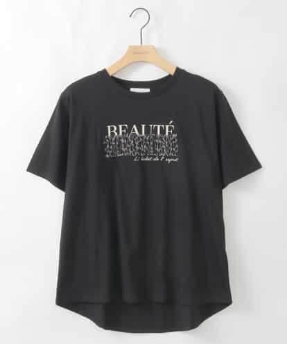 ZMKIE08090 al'aise modulation チュールポイントロゴデザインTシャツ