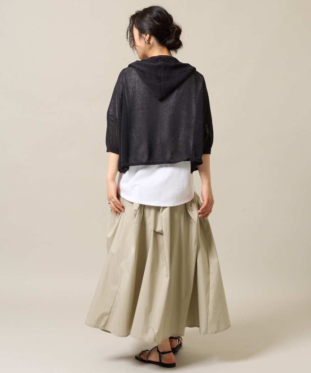 ZMKIE09080 al'aise modulation(アレーズモジュレーション) ロゴ刺繍デザインTシャツ ホワイト