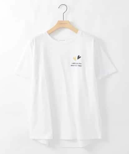ZMKIE09080 al'aise modulation ロゴ刺繍デザインTシャツ