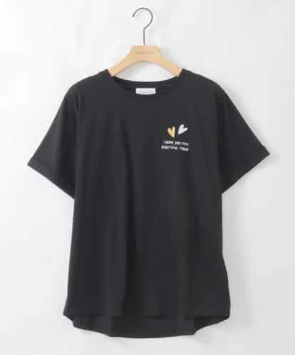 ZMKIE09080 al'aise modulation ロゴ刺繍デザインTシャツ