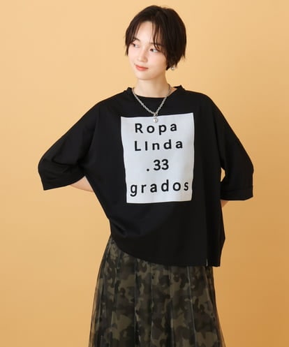 ZMKIE22069 al'aise modulation フロッキーロゴプレートデザインTシャツ