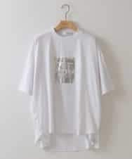 ZMKIW04098 al'aise modulation(アレーズモジュレーション) サイドジップTシャツ ホワイト