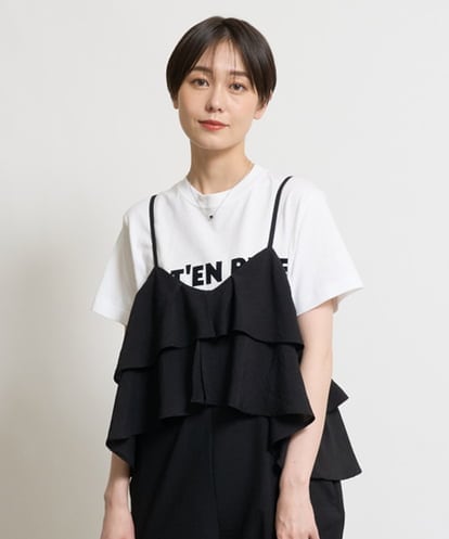 ZMKIW07049  コットンロゴTシャツ