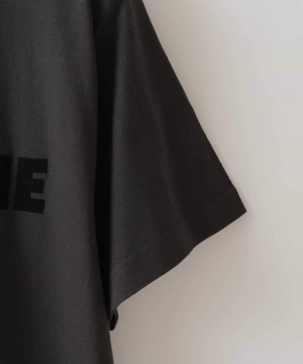 ZMKIW07049 al'aise modulation(アレーズモジュレーション) コットンロゴTシャツ ダークグレー