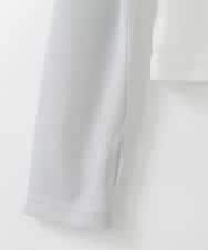 ZMKJB01059 al'aise modulation(アレーズモジュレーション) ジョイントスリーブデザインカットソー ホワイト