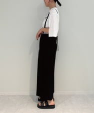 ZMKJB07079 al'aise modulation(アレーズモジュレーション) 【接触冷感】メッセージ刺繍デザインプルオーバー ホワイト
