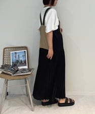 ZMKJB11080 al'aise modulation(アレーズモジュレーション) フロントロゴドルマンシルエットTシャツ ホワイト