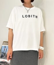 ZMKJB11080 al'aise modulation(アレーズモジュレーション) フロントロゴドルマンシルエットTシャツ ホワイト