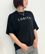ZMKJB11080 al'aise modulation(アレーズモジュレーション) フロントロゴドルマンシルエットTシャツ ブラック