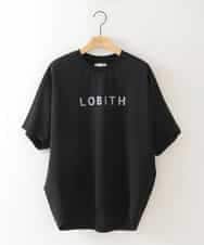 ZMKJB11080 al'aise modulation(アレーズモジュレーション) フロントロゴドルマンシルエットTシャツ ブラック