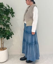 ZMKJB13099 al'aise modulation(アレーズモジュレーション) 【2WAY】プリントロゴオーバーシルエットTシャツ ホワイト