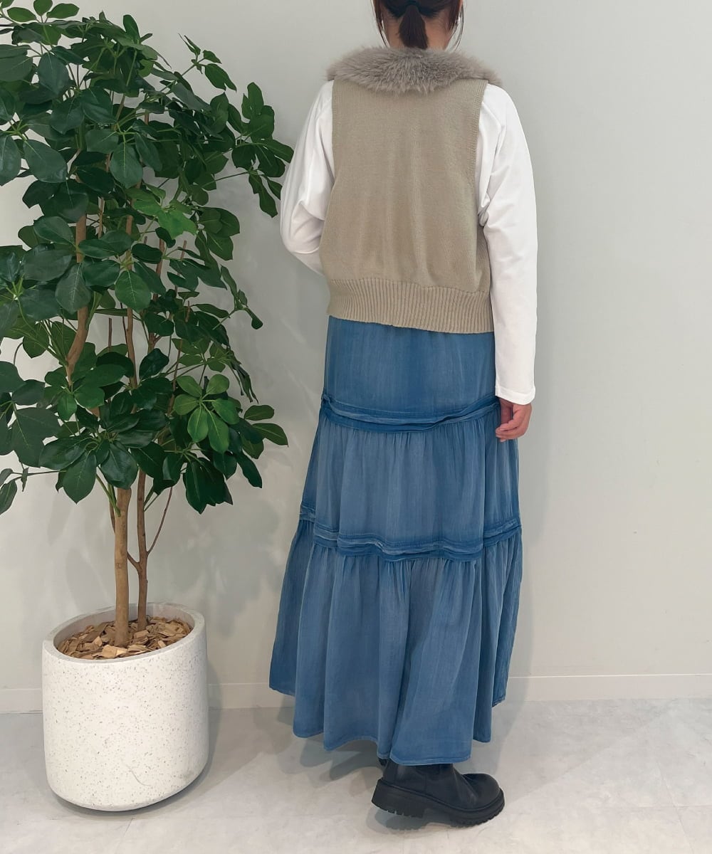 ZMKJB13099 al'aise modulation(アレーズモジュレーション) 【2WAY】プリントロゴオーバーシルエットTシャツ ホワイト