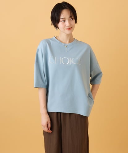 ZMKJE06069 al'aise modulation アクセントロゴデザインプルオーバー