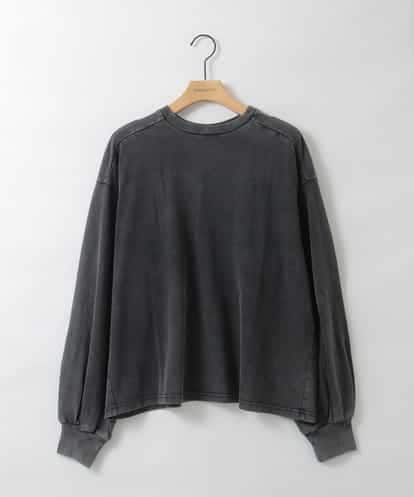 ZMKJE08138 al'aise modulation バックロゴ刺繍ボリュームスリーブカットソー