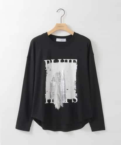 ZMKJE48089 al'aise modulation 【接触冷感/UV】エンボスプリントロングスリーブTシャツ