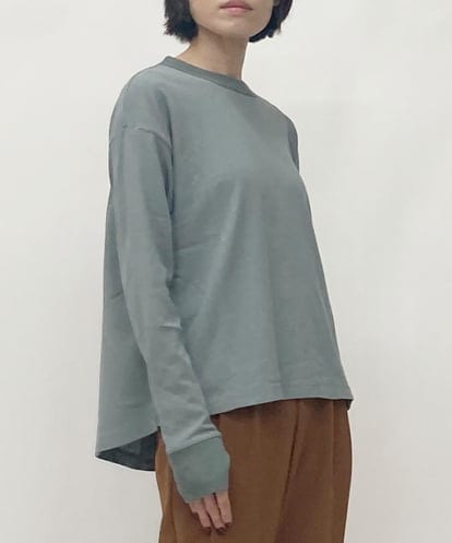 ZMKJQ07110 al'aise modulation ドビーニットカットソー