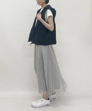 ZMKJQ13079 al'aise modulation(アレーズモジュレーション) 【日本製】ロゴアクセントカットソー ホワイト