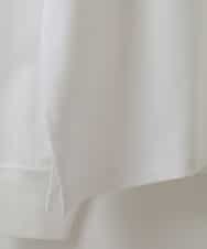 ZMKJQ14108 al'aise modulation(アレーズモジュレーション) ロゴプリントロングTシャツ ホワイト