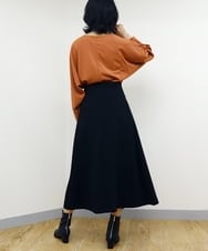 ZMKJQ16129 al'aise modulation(アレーズモジュレーション) ドルマンシルエットカットソー オレンジ