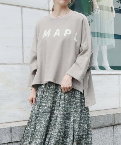 ZMKJQ23099  アシンメトリーロゴスウェット