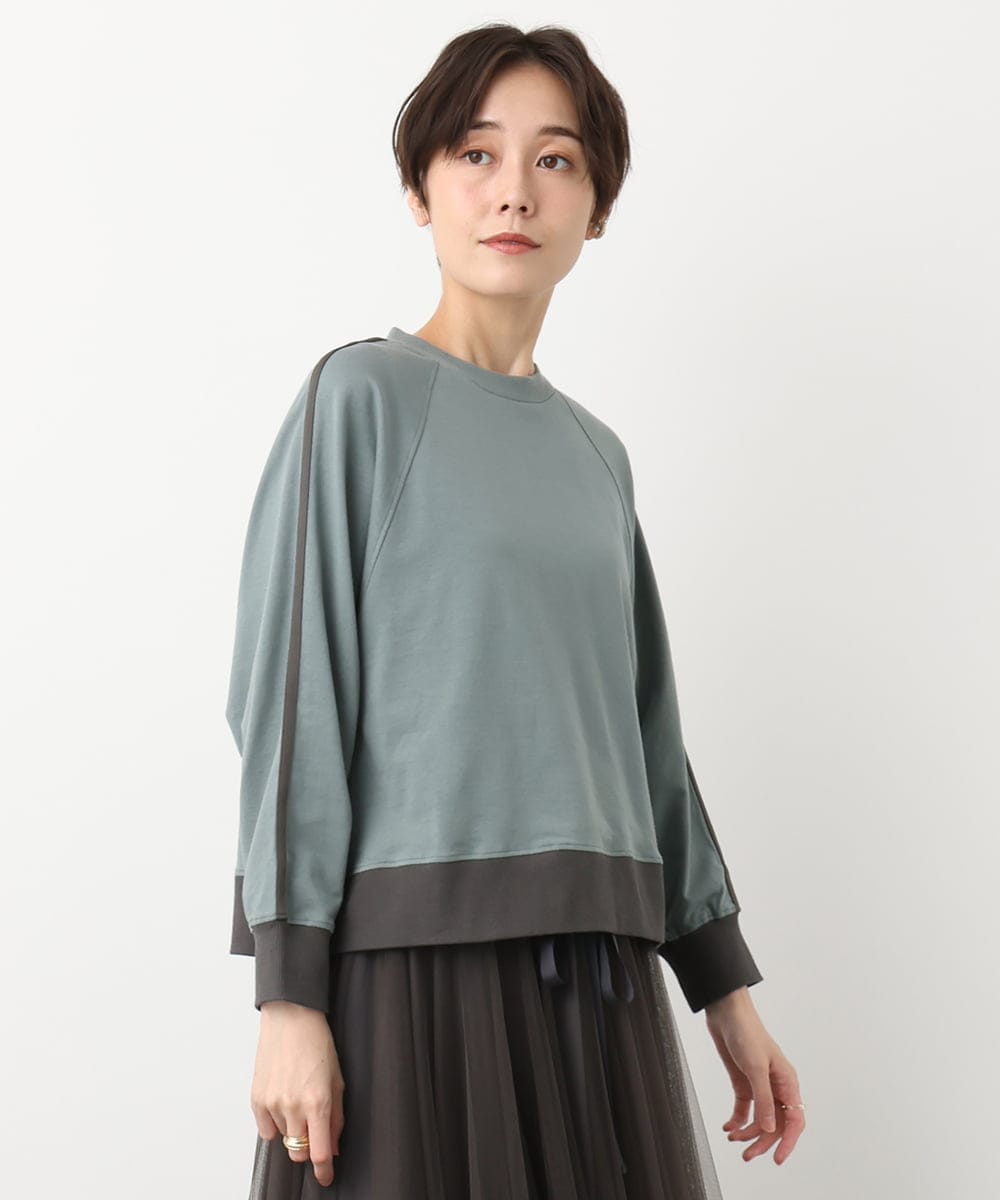日本製】配色ラグランプルオーバー(カットソー・Tシャツ) | al
